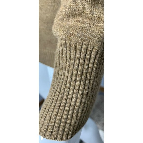 J CREW Women’s XS Brown Crew Sweater Wool/Rabbit Hair/Cashmere Blend V-N… - Picture 4 of 6